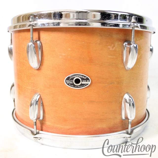 Slingerland 13x9" Tom Drum 70s Natural Maple Niles Sound King 3-Ply Set-O-Matic — main photograph
