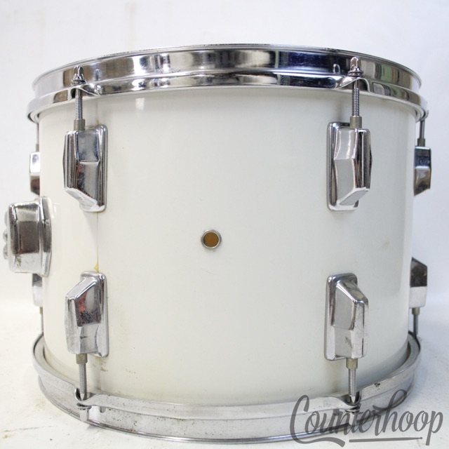 Pearl 13x9"Tom Drum Piano White Wrap 6Ply Mahogany Lauan Shell Vintage 70s Japan — main photograph