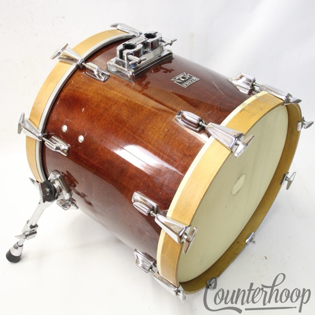 Tama 18x16"Bass Drum Superstar Vintage 80s Made In Japan Super Mahogany 6p Birch — main photograph