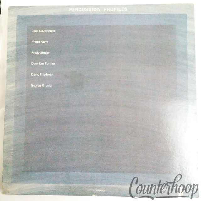 Various-Percussion Profiles 1978 ECM Records 19002 Jack DeJohnette+Paiste Poster — main photograph