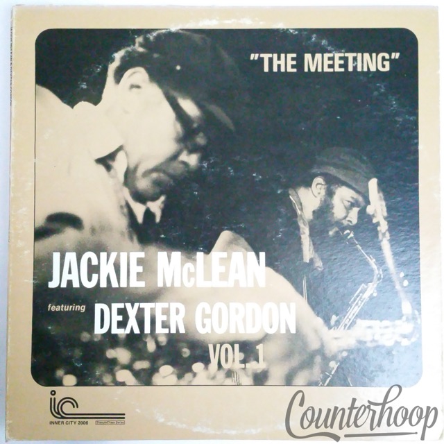 Jackie McLean ft Dexter Gordon-The Meeting Vol1LP 1976 Inner City Records IC2006 — main photograph