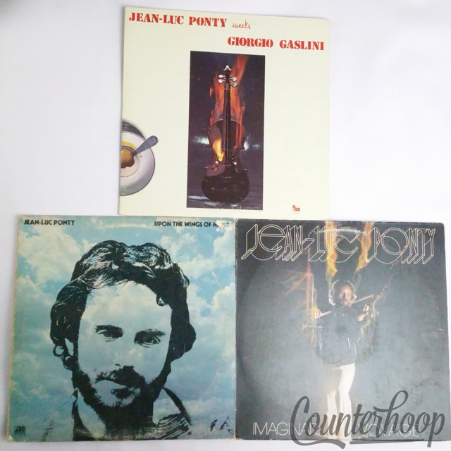 Jean-Luc Ponty3LP Giorgio Gaslini Meets+Upon The Wings Of Music+Imaginary Voyage — main photograph