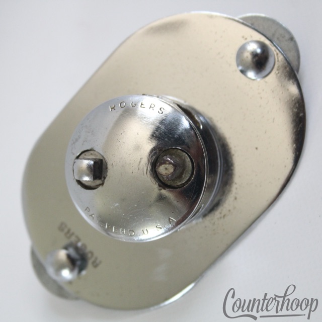 Rogers 2Hole 2Way Knobby Mount Rare Cleveland Holiday 50s Bass Drum Cymbal-Arm — main photograph