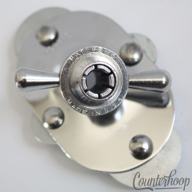 Rogers Bass Drum Spur/Tom/Cymbal Arm Mount+Machined 45Collet Cleveland Powertone — main photograph