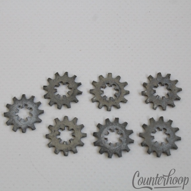 Rogers 7x Star Washers for Beavertail Snare/Tom/Bass Drum Lugs Vintage 60s-70s* — main photograph