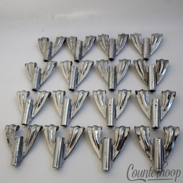 Ludwig 16x Tension Rod Claws Chrome Marching Snare/Bass/Tom Drum USA Vintage 60s — main photograph