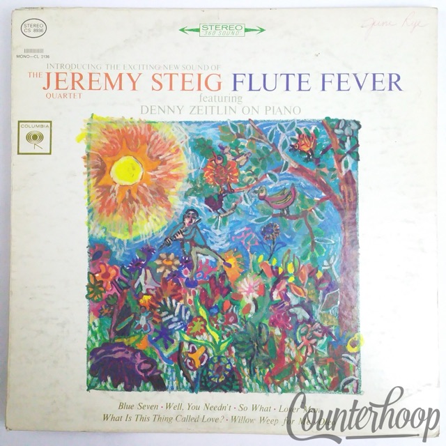 The Jeremy Steig Quartet, Denny Zeitlin-Flute Fever 1964 Columbia CS8936 Stereo — main photograph