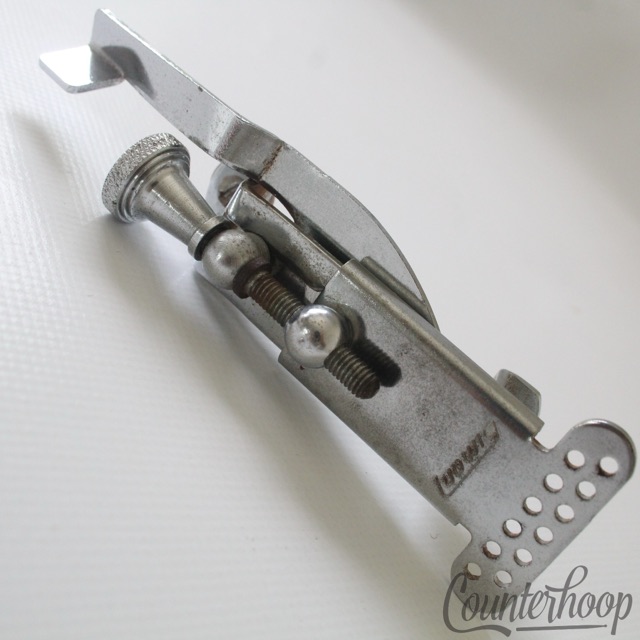 Ludwig P83 Block Logo Vintage 60s-70s Snare Drum Throw-Off Strainer Chrome USA* — main photograph