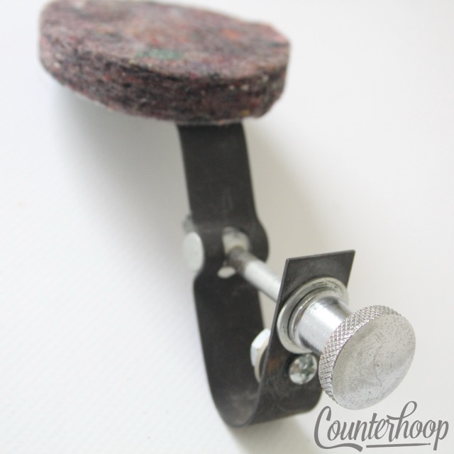 Ludwig Muffler Early 60s Black Felt Chrome Round Knob Brass Supra Snare/Tom Drum — main photograph