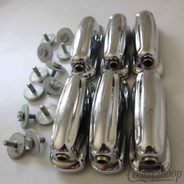 Slingerland 6x Sound King Snare Drum Lugs Chrome Deluxe Student Vintage 60s USA — main photograph