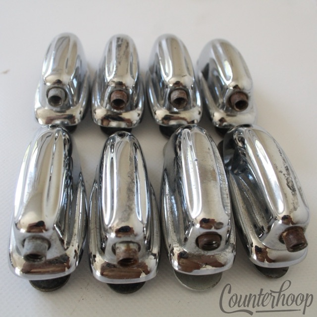 Slingerland 8x Sound King Lugs Bass Drum Vintage 60s-70s Chrome USA Set Parts* — main photograph