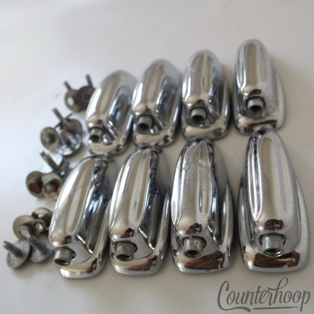 Slingerland 8x Sound King Lugs Bass Drum Chrome USA Set Parts Vintage 60s-70s* — main photograph