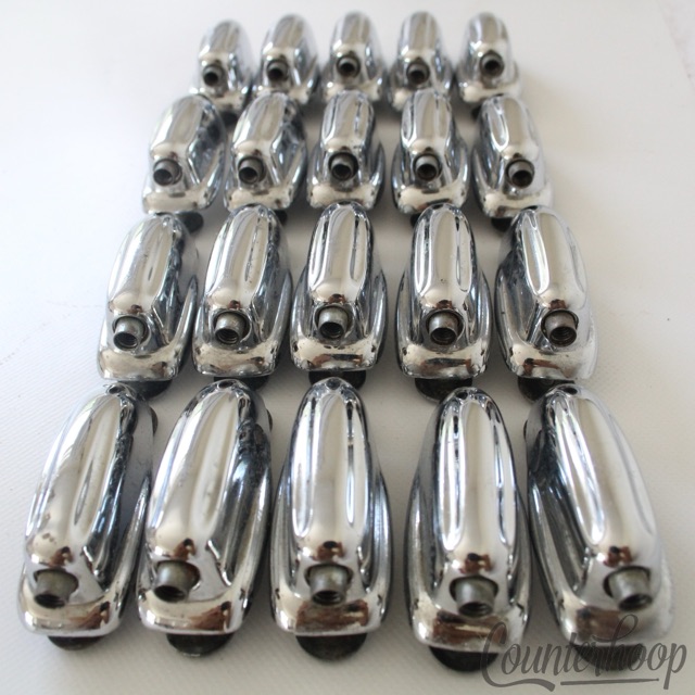 Slingerland 20x Sound King Lugs Bass Drum Chrome USA Set Parts Vintage 60s-70s* — main photograph