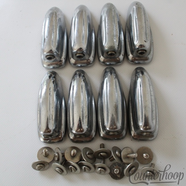 Slingerland 8x Sound Radio King Lugs Bass Drum Chrome Vintage 50s Nickel Screws — main photograph