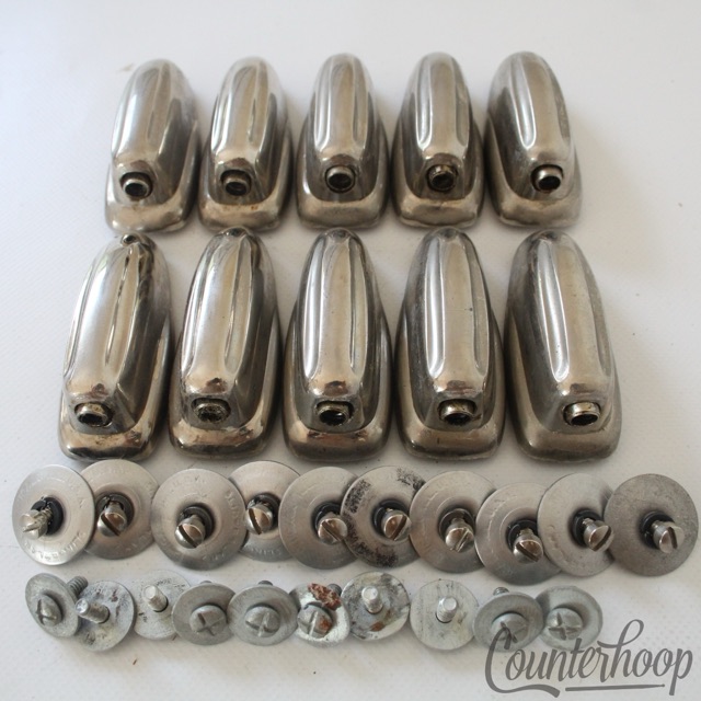 Slingerland 10x Radio King Lugs Bass Drum Nickel Stamped Alum.Washers Vintage50s — main photograph