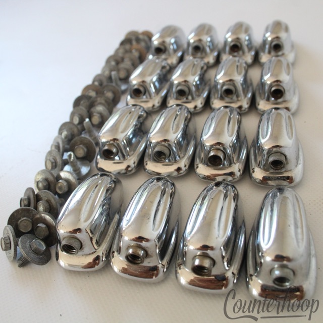 Slingerland 12x Small 5Ply Sound King Lugs Tom Drum Chrome USA Set Vintage 70s* — main photograph