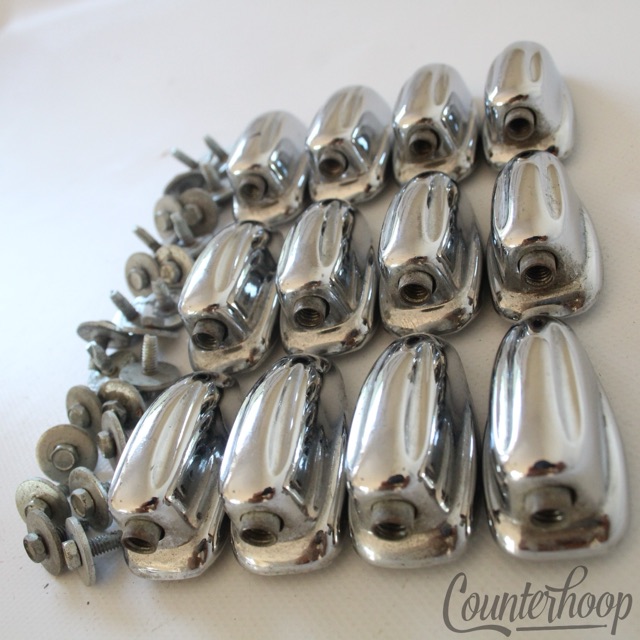 Slingerland 12x Small Sound King Lugs 3Ply Tom Drum Chrome Set Vintage 60s-70s* — main photograph
