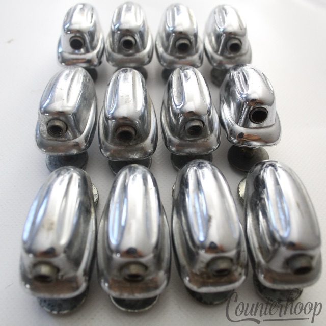 Slingerland 12x Small Sound King Lugs 5Ply Tom Drum Chrome Set Vintage 70s USA* — main photograph