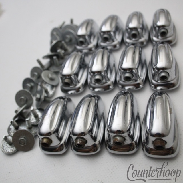 Slingerland 12x Small Sound King Lugs 3Ply Tom Drum Chrome Hex Vintage 50s-60s* — main photograph