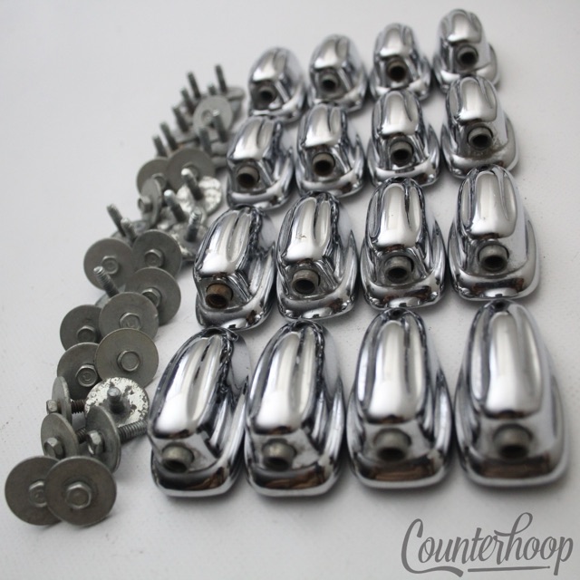 Slingerland 16x Small Sound King Lugs Tom Drum Chrome Hex Vintage 70s-80s USA* — main photograph