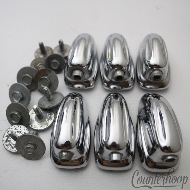 Slingerland 6x Small Sound King 3Ply Lugs Tom/Snare Drum Hex Chrome USA 60s-70s — main photograph