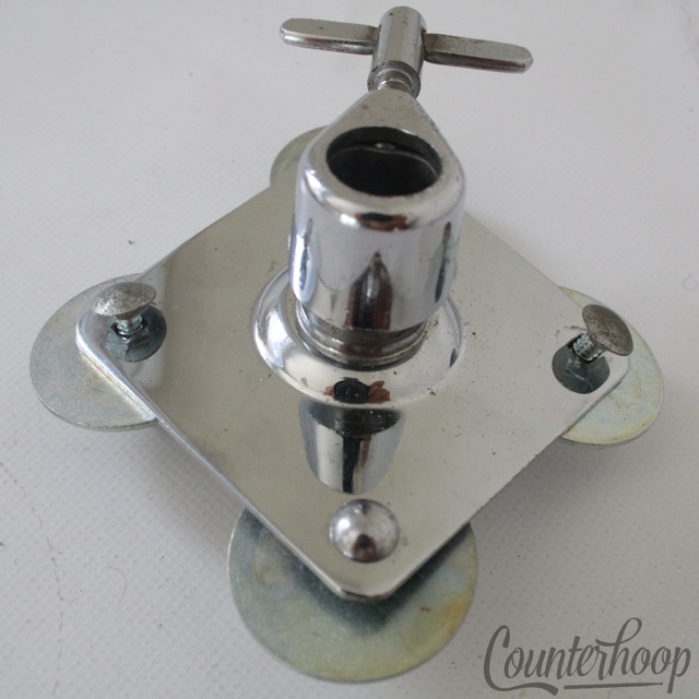 Ludwig Bass Drum Mount Double Tom Drum Post Receiver Standard-Model 60s-70s USA — main photograph