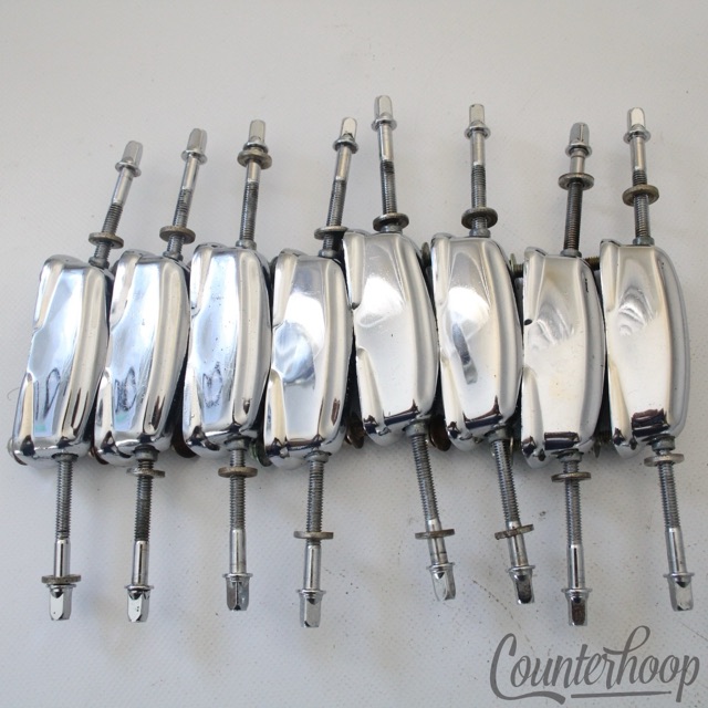 Pearl 8x Snare Drum Metric Lugs+Tension T-Rods Vintage60s Japan Slingerland-Copy — main photograph
