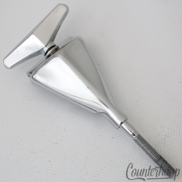 Pearl Bass Drum Tension T-Rod+Claw Vintage 70s Chrome 4"Metric Japan Wood-Fiber — main photograph