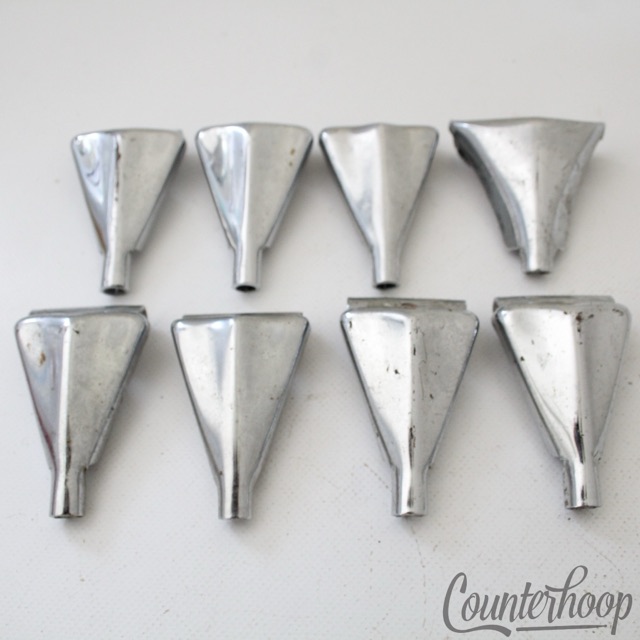 Pearl 8x Bass Drum Tension-Rod-Claws Vintage 70s Chrome Metric Japan — main photograph