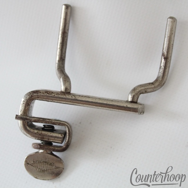Ludwig/Leedy Wood-Block Clamp-On Bass Drum Hoop Mount Vintage 20s Walberg&Auge* — main photograph