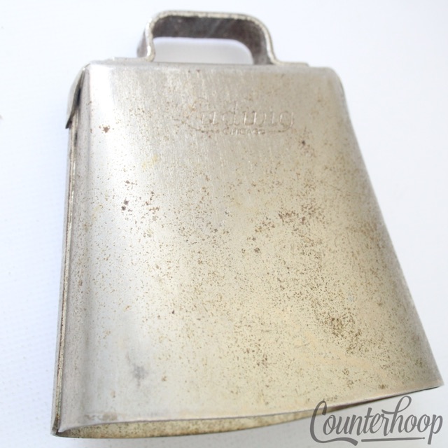 Ludwig Gold Tone Cowbell Model 4" Chicago Cow Bell USA Vintage 60s-70s Bonham* — main photograph