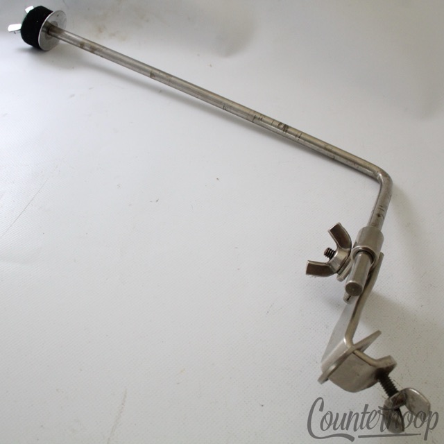 Gretsch Clamp-On Cymbal L-Arm Stand Bass Drum Mount Nickel Vintage Walberg&Auge — main photograph