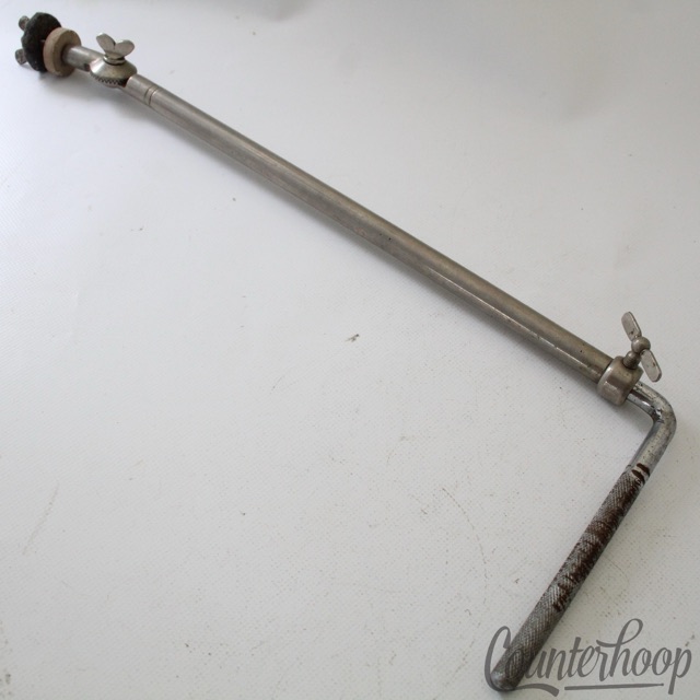 Gretsch Cymbal L-Arm Stand Bass Drum Holder 3/8" Nickel Vintage 50s Walberg&Auge — main photograph