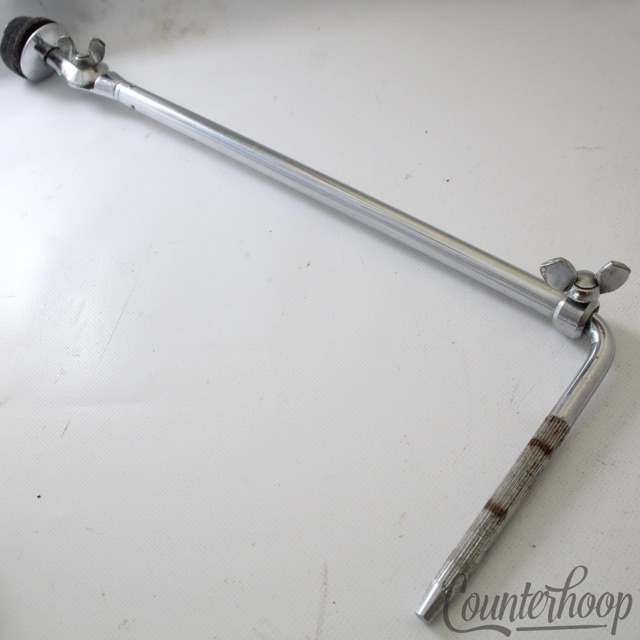 Ludwig Cymbal L-Arm #1371 Telescoping Vintage 60s Chrome 3/8" Super Classic USA — main photograph