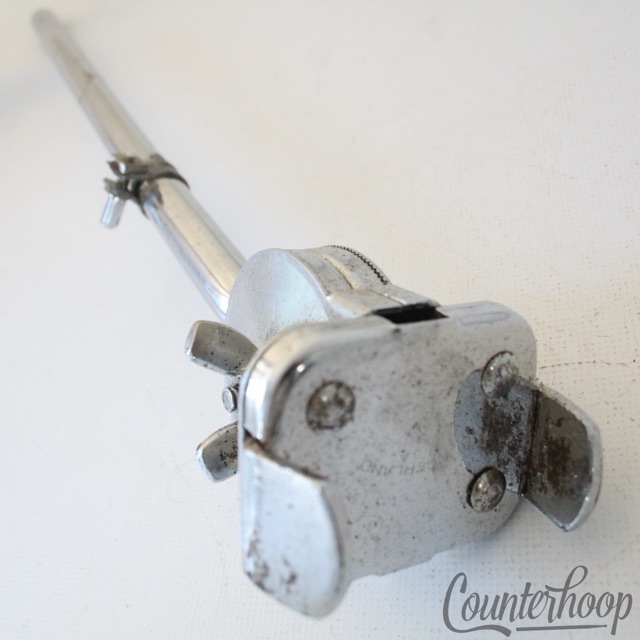 Slingerland Dual-Clip Mount Bass Drum Tube Post Double Tom Holder 60s Vintage US — main photograph