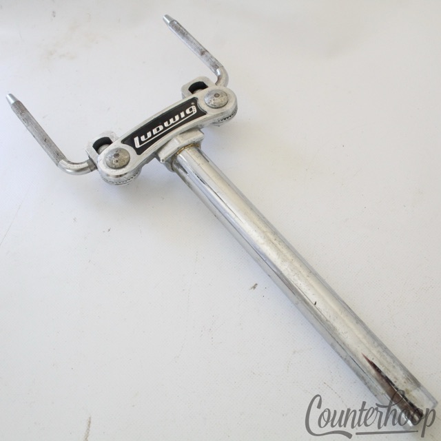 Ludwig Tom/Bass Drum Double Post Mount L-Arm Holder Super Classic Vintage 60-70s — main photograph