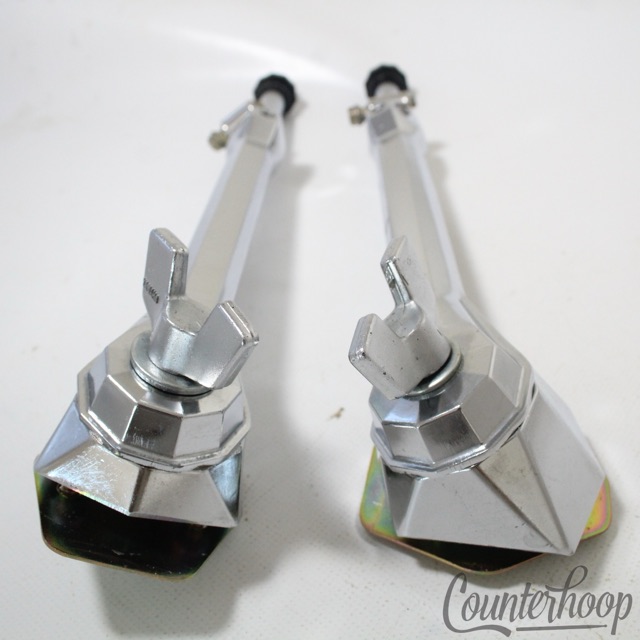 Yamaha 2x Bass Drum Japan Spurs+Mounts Telescoping Legs 80s Stage Custom Model — main photograph