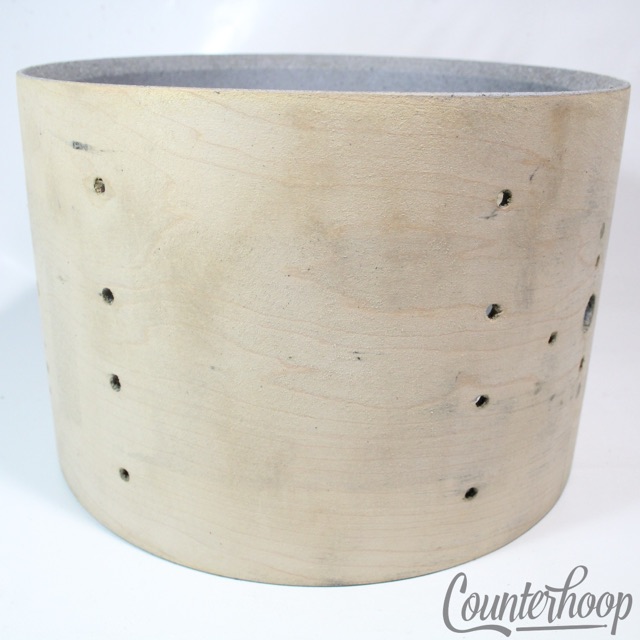 Rogers 8x12" Dayton Tom Drum Shell Vintage 60s Holiday Natural Maple Project OH — main photograph