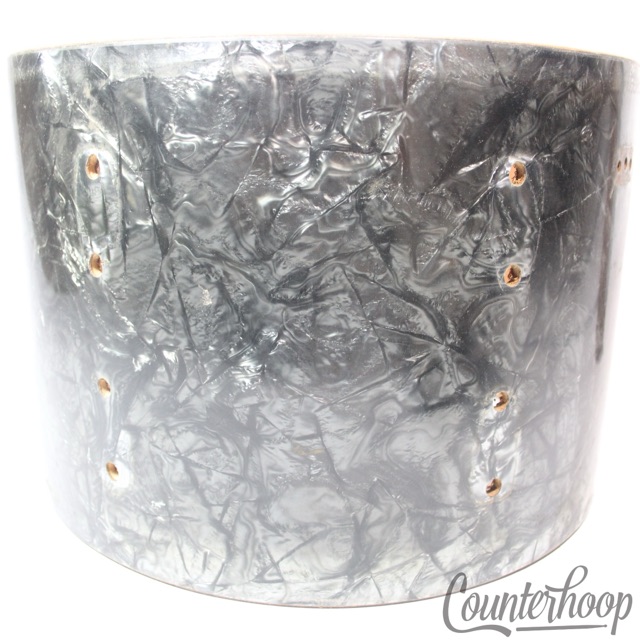 Slingerland 9x13"3Ply African Mahogany Tom Drum Shell BDP Black Diamond Pearl50s — main photograph