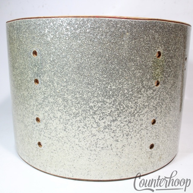 Slingerland 9x13" 3Ply African Mahogany Tom Drum Shell Silver Sparkle Sound King — main photograph