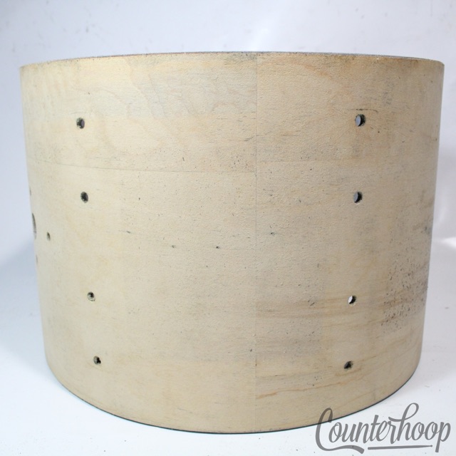 Rogers 9x13" Dayton,OH Tom Drum Shell Vintage 60s Holiday Natural Maple Project — main photograph