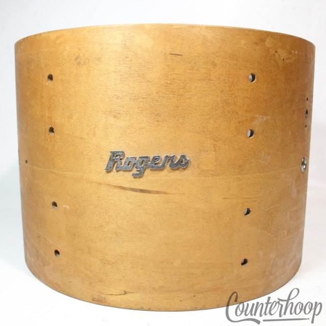 Rogers 9x13"Dayton,OH Tom Drum Shell Vintage 60s Holiday Project Maple Refinish — main photograph