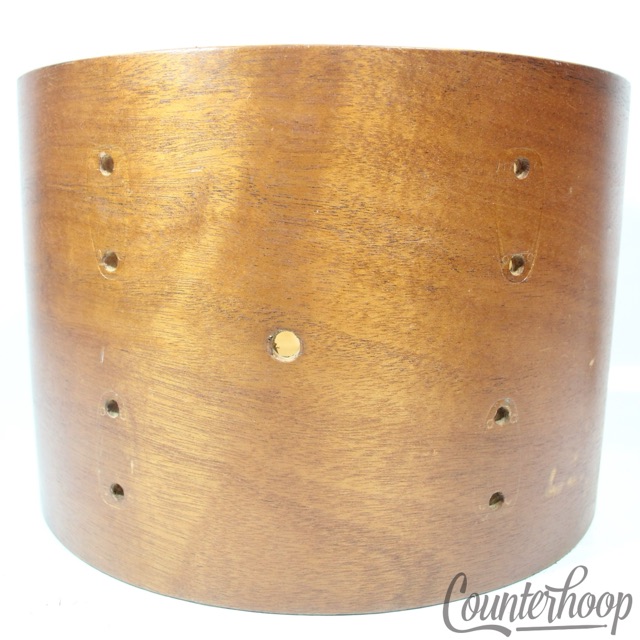 Slingerland 9x13" Tom Drum Shell 5Ply Natural African Mahogany/Maple Vintage 70s — main photograph
