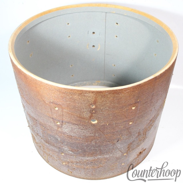 Ludwig 12x15" 3Ply African Mahogany/Maple Rack/Floor Tom Drum Shell Vintage 70s — main photograph