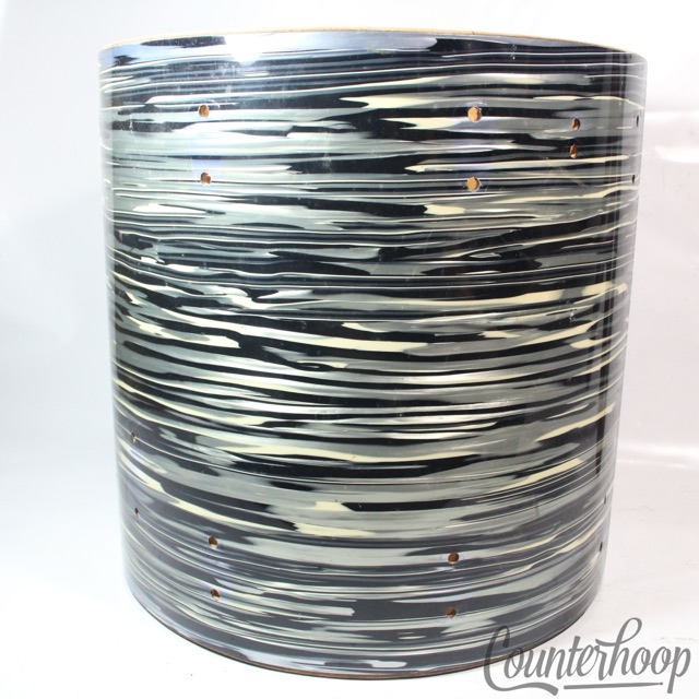 Slingerland 16x16"Floor Tom Drum 3Ply Shell Project Vintage'64 Blue Oyster Pearl — main photograph