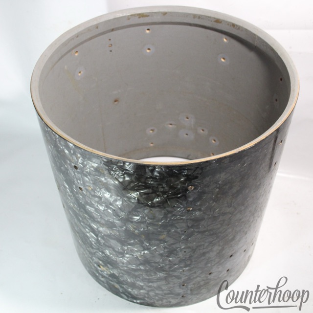 Rogers 16x16"Cleveland Holiday Floor Tom Drum Shell Keller Black Diamond Pearl* — main photograph