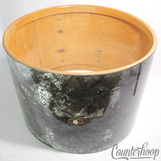 Slingerland 14x20"Black Diamond Pearl Bass Drum Shell 3Ply 60s BDP Sound King US — main photograph