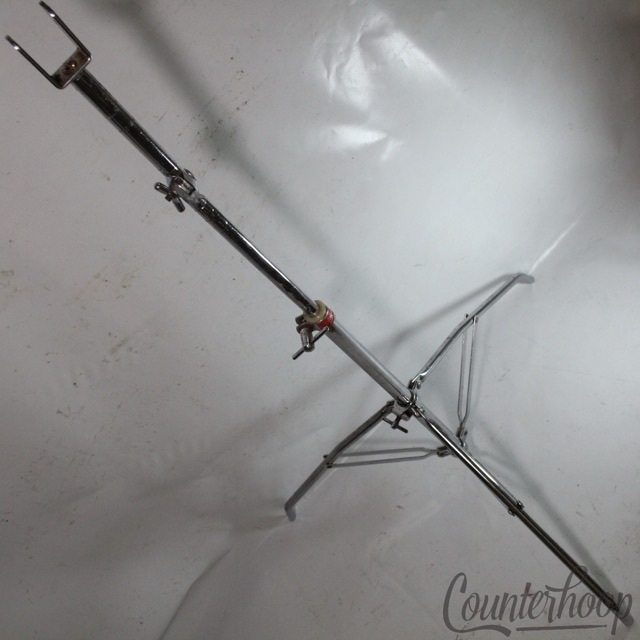 Slingerland 70s Tube-Leg Tripod+Ludwig Atlas Double-Tom/Timbale Drum Clip Mount — main photograph