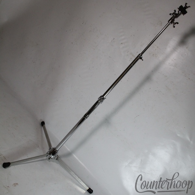 Slingerland Buddy Rich Cymbal Stand Flat/Flush-Base Vintage 70s Black/Silver USA — main photograph
