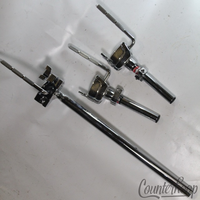 Gibraltar 3x Double Tom Drum Mounts 3/8"L-Arms Bass/Stand Post Tubes 1", 2x 7/8" — main photograph